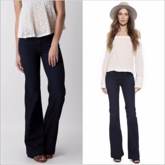 Free People • Gummy Denim Clean Flare in Morrisey Jeans - Picture 9 of 9